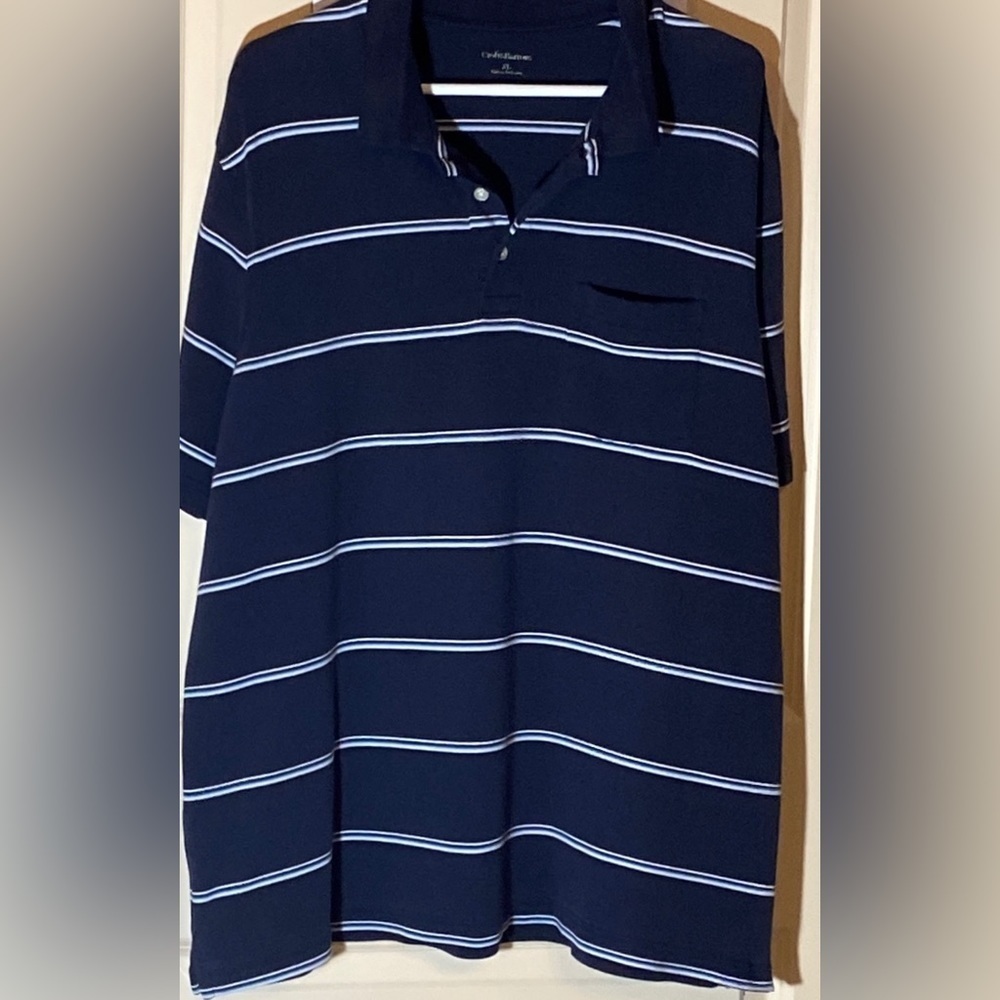 PGUC Croft&Barrow Polo👕Sz-XL (Rate 8/10 Condition) Collar Has Small🧐Creases🤔 - Picture 1 of 16